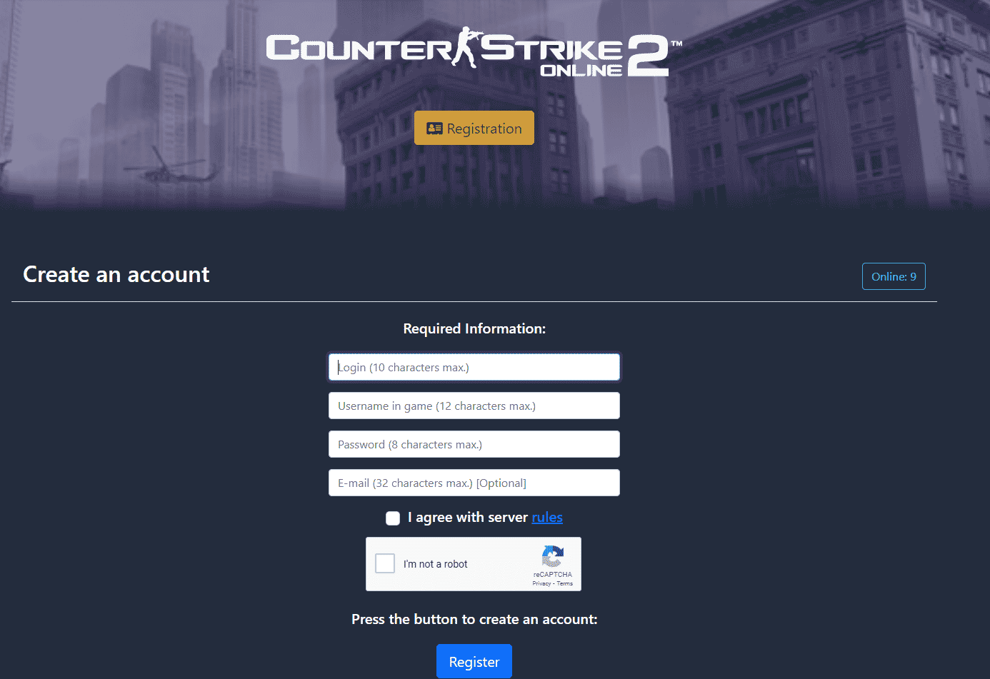 Counter-Strike: Online 2 - UPDATED ACCOUNT CREATION - how to